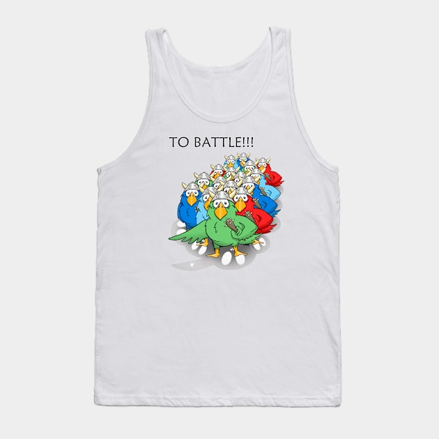 Battle Birds! Tank Top by Vialle Designs